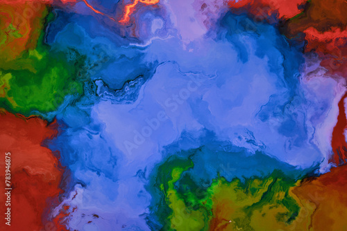 Colorful background, abstract painting