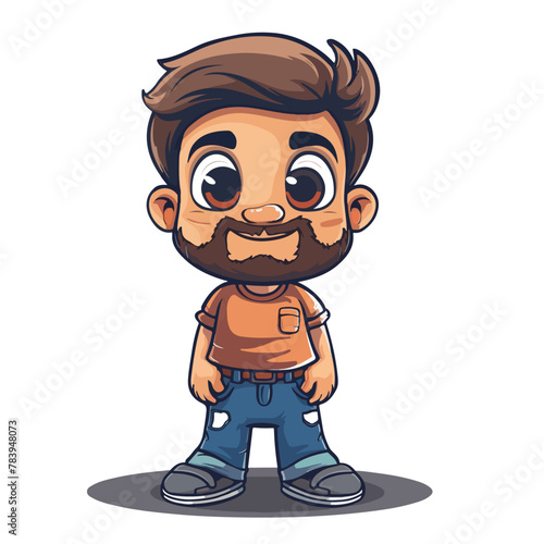Comic Genius Cartoon - Humorous Illustration