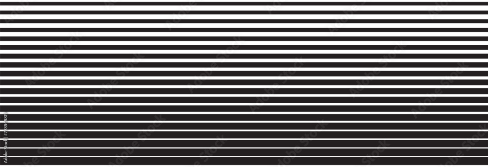 Line halftone pattern with gradient effect. Horizontal lines in black and white.eps10 Line halftone pattern with gradient effect. Horizontal lines in black and white.eps10