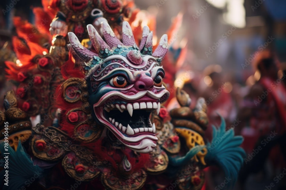 Fototapeta premium Indonesia Nyepi: an indonesian cultural gem, a serene journey into tradition and spirituality, indonesian celebrations lifestyle