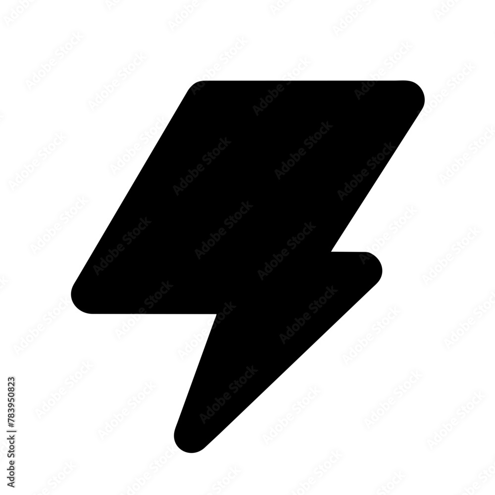 Bolt icon vector graphics element silhouette sign symbol illustration on a Transparent Background Bolt icon vector graphics element silhouette sign symbol illustration on a Transparent Background