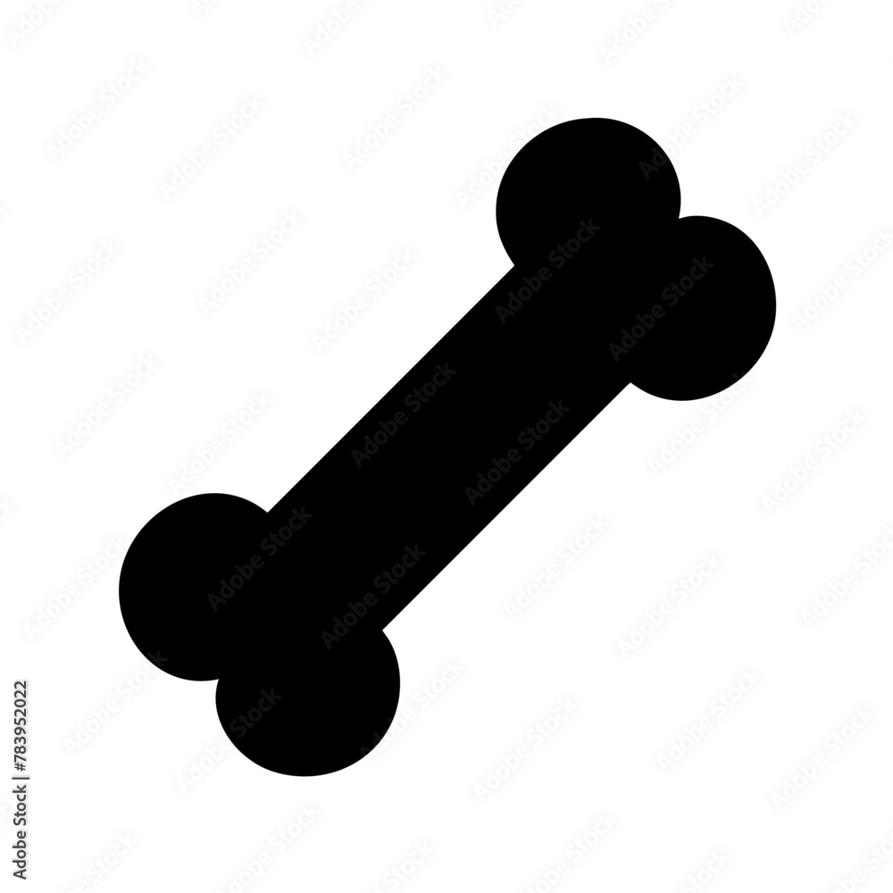 Dog Bone icon vector graphics element silhouette dog food sign symbol illustration on a Transparent Background Dog Bone icon vector graphics element silhouette dog food sign symbol illustration on a Transparent Background