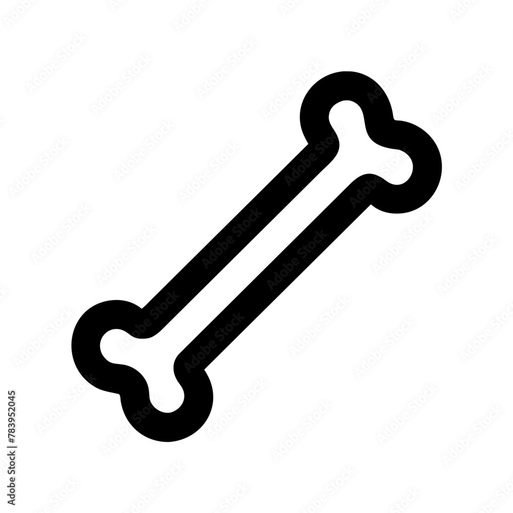 Dog Bone icon vector graphics element silhouette dog food sign symbol illustration on a Transparent Background Dog Bone icon vector graphics element silhouette dog food sign symbol illustration on a Transparent Background