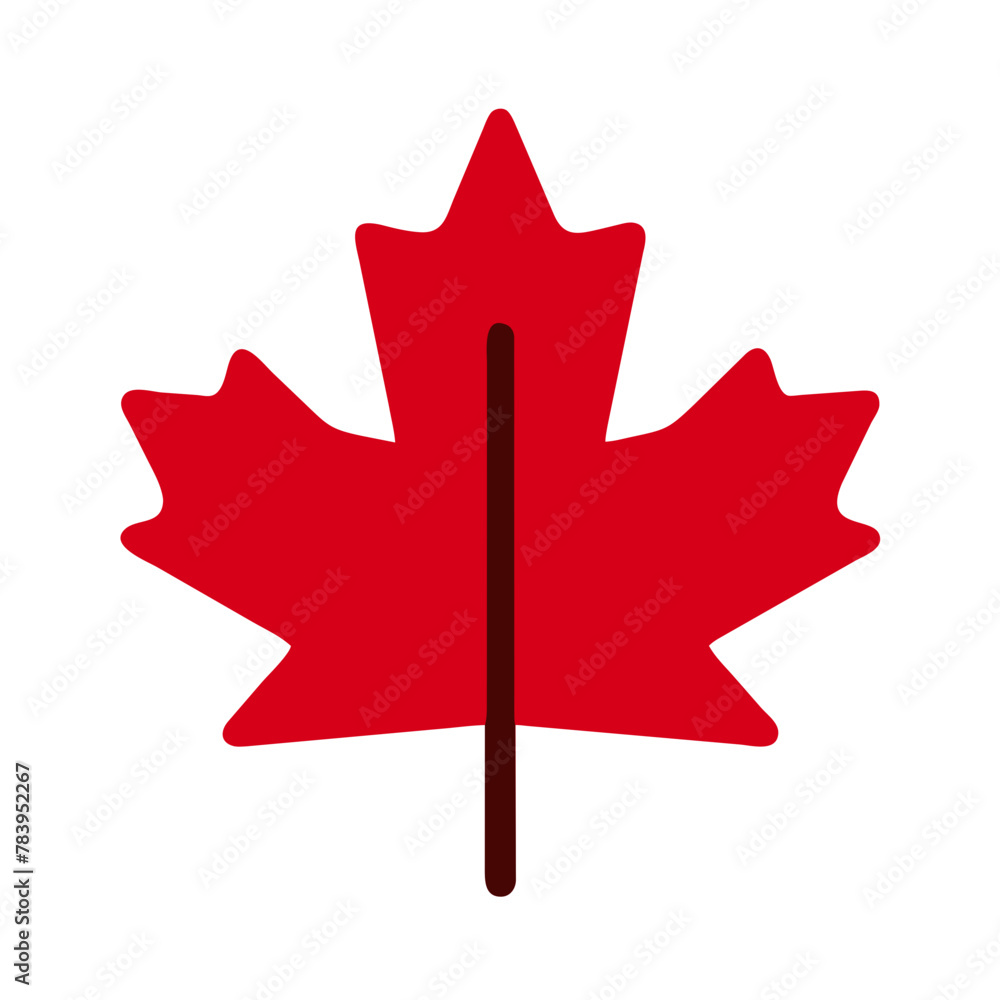 Maple Leaf Canadian symbol icon vector graphics element silhouette sing illustration on a Transparent Background Maple Leaf Canadian symbol icon vector graphics element silhouette sing illustration on a Transparent Background