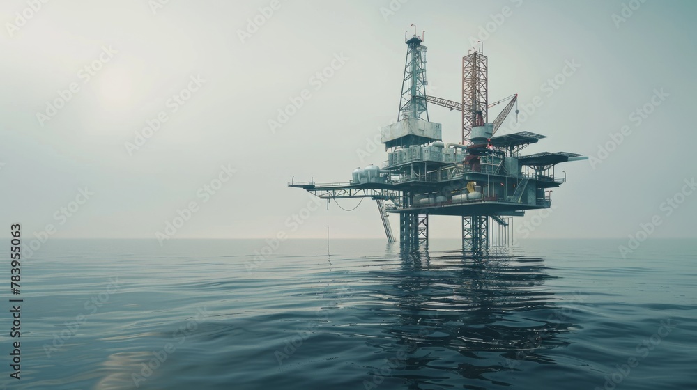 Offshore Oil Drilling Platform