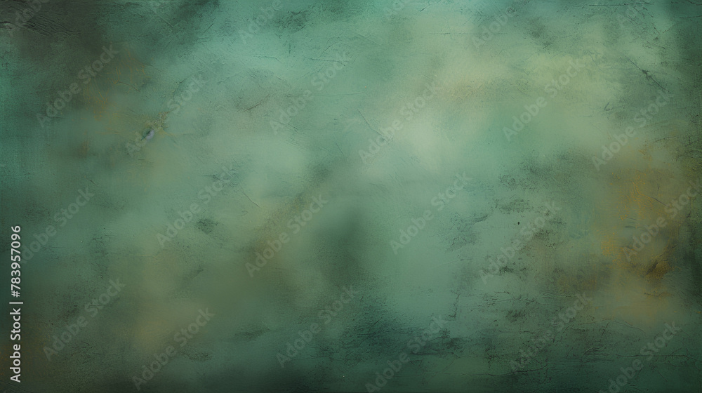 Obraz premium Textured green background stone effect grunge grainy concrete, wallpaper