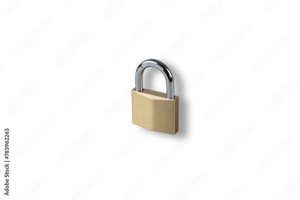 The padlock. Lock on the door. Big castle. Lock up with a key The padlock. Lock on the door. Big castle. Lock up with a key