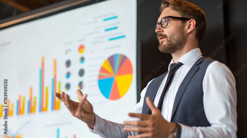 3d Statistik Datenauswertung am Chart mit Datenanalyse Auswertung von Daten und Fakten mit Stift und Finger drauf zeigen schwebend als Hologramm in der Hand Generative AI 3d Statistik Datenauswertung am Chart mit Datenanalyse Auswertung von Daten und Fakten mit Stift und Finger drauf zeigen schwebend als Hologramm in der Hand Generative AI