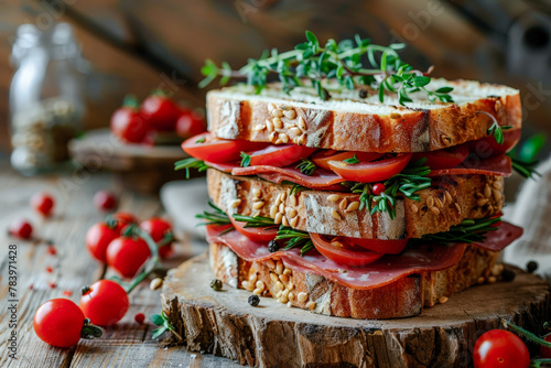 The Best Sandwich you can get Wallpaper Background Cover Magazine Journal Brainstorming Digital Art