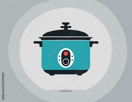 Pressure Cooker Icon on Transparent Background