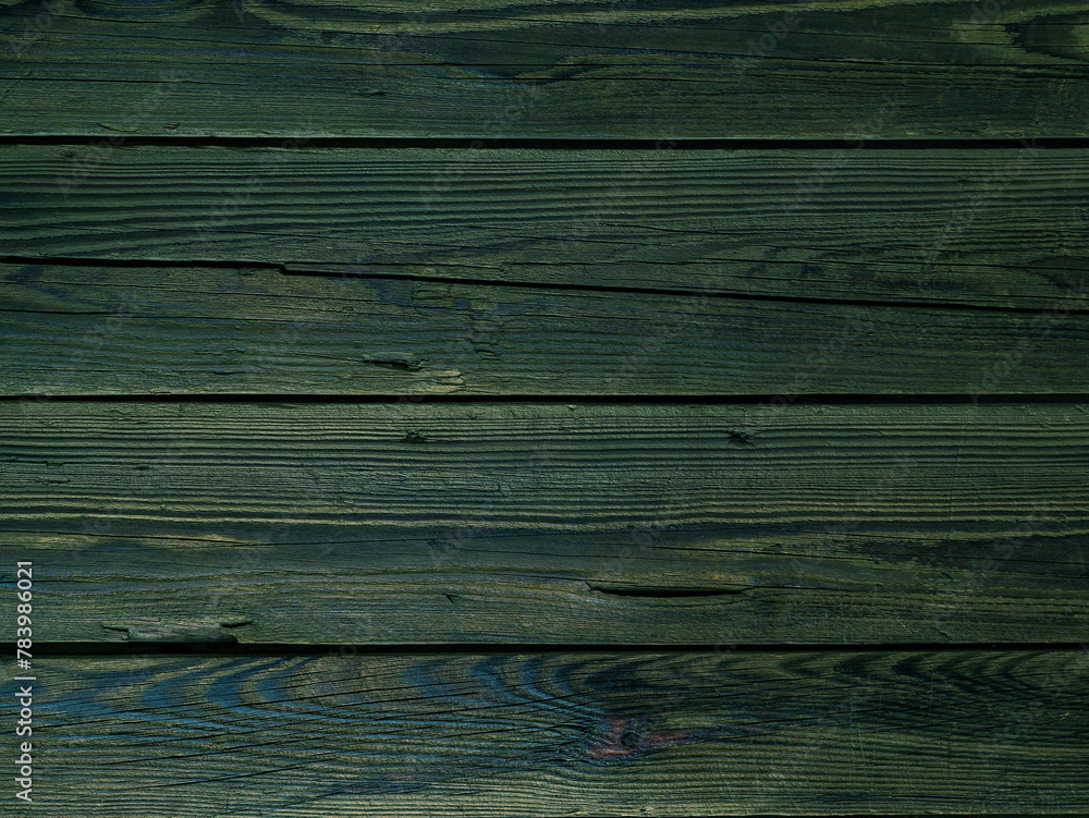 Old green wooden texture. Old green wooden texture.