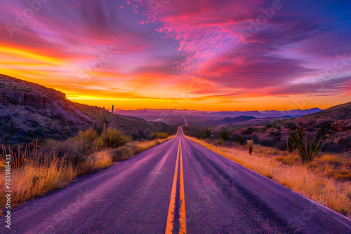 Sunset Wilderness: A Desert Road Trip through New Mexico's Vibrant Landscape