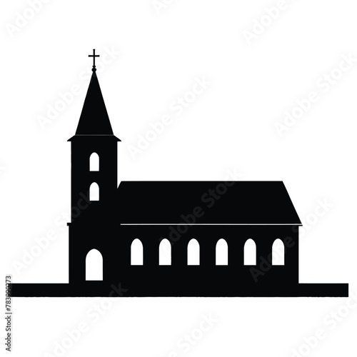 Traditional Church Silhouette