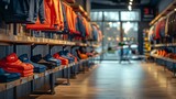 A Row of Soccer Cleats in a Store