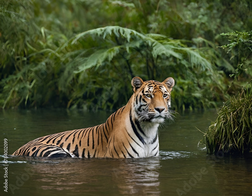 Majestic Tiger in the Wild