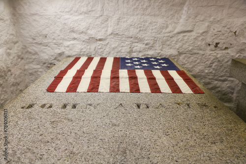 Grave of US President John Adams.