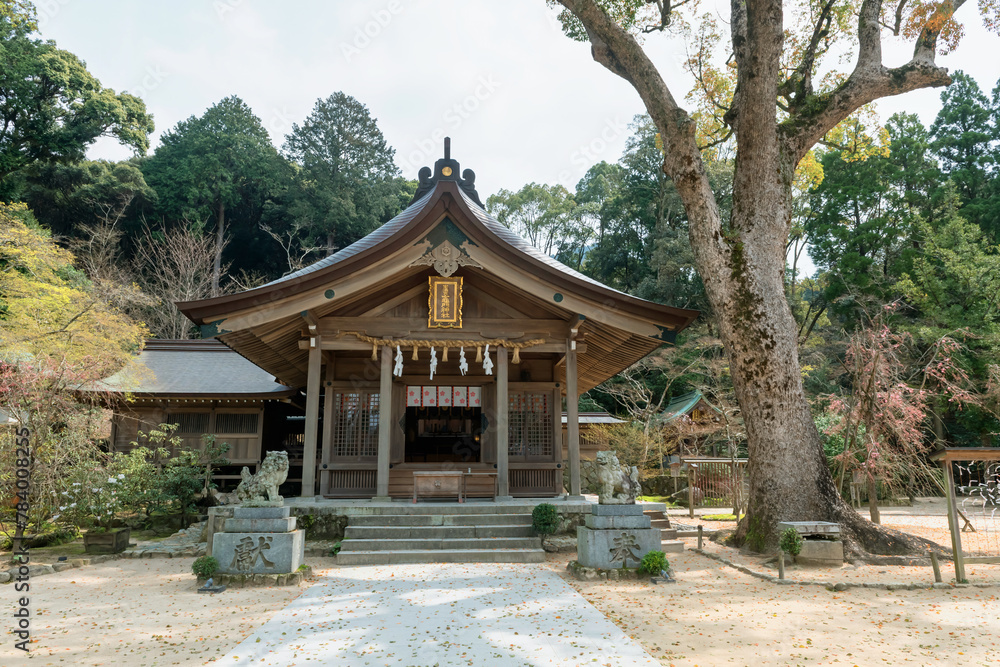 Homangu Kamado shrine located at Mt. Homan, Fukuoka