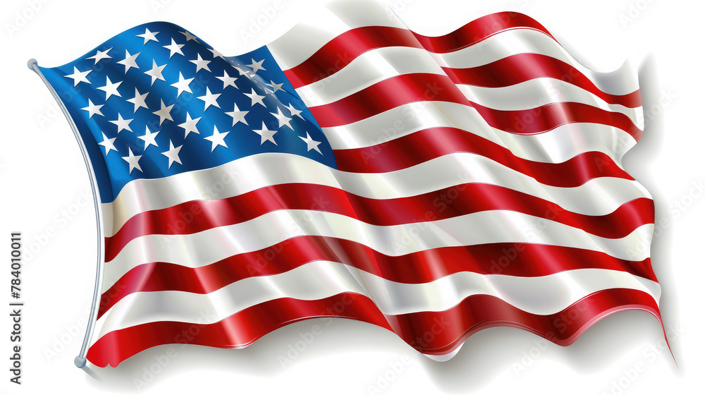 american flag, white background, illustration, independence day, state symbol, united states, usa, red white stripes, stars, national, traditional, holiday, elections, america american flag, white background, illustration, independence day, state symbol, united states, usa, red white stripes, stars, national, traditional, holiday, elections, america