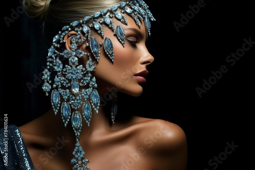 Couture Jewelry for Luxury Editorials high quality details, photo