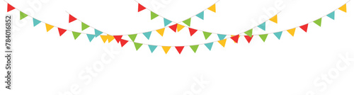 party flag background for celebration vector illustration