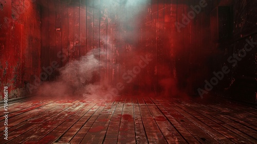 Red Room Emits Smoke