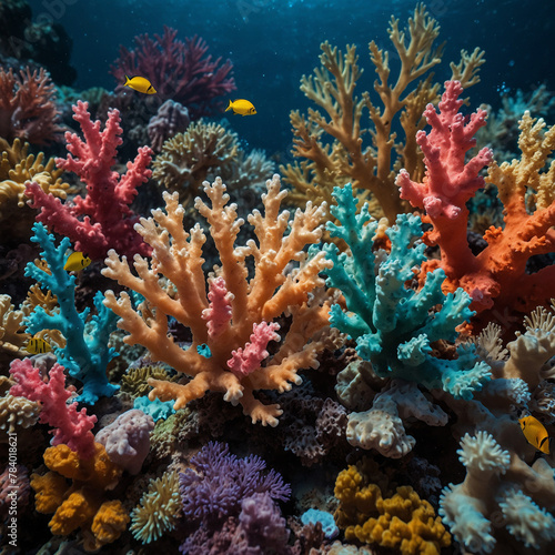 Reef Rhapsody  Exploring the Kaleidoscope of Coral Life