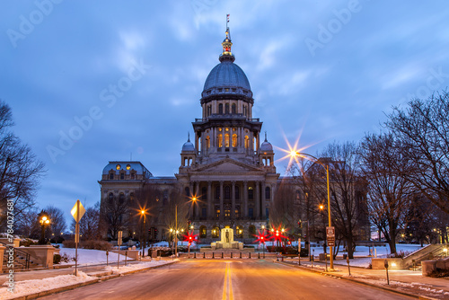 Illinois State Capitol from East Capitol Avenue	 photo