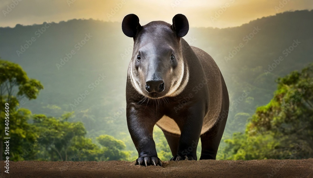 Tapir, Capibara - obrazy, fototapety, plakaty 