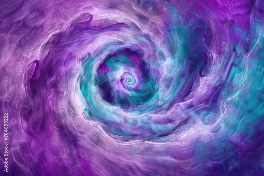 Abstract Purple Swirl Background, Artistic Design Concept