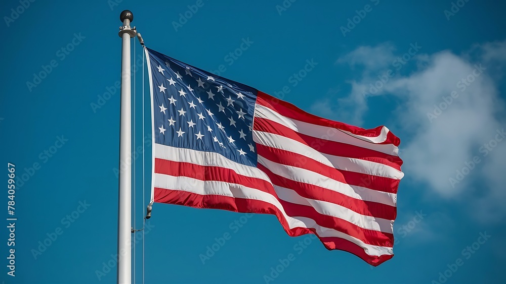 Obraz premium USA National Flag