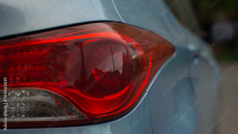 car headlight detail