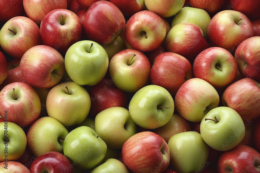 Red and green apples Red and green apples