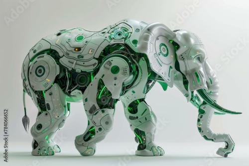 Futuristic Robotic Elephant, Technology Concept © Skyfe