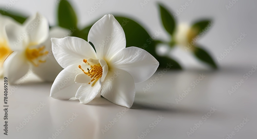 white magnolia flower