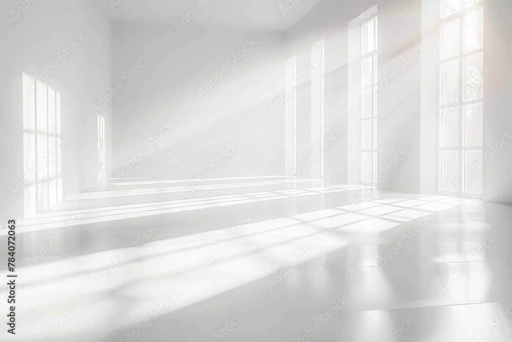 Soft white studio room background Soft white studio room background