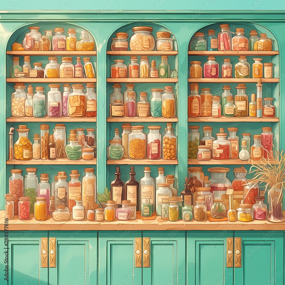Explore the Ancient World of Herbs, Spices & Medicines - Stock Image for Historical and Fantasy Projects