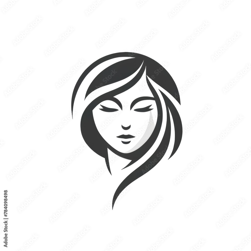 Elegant woman portrait with sophisticated style