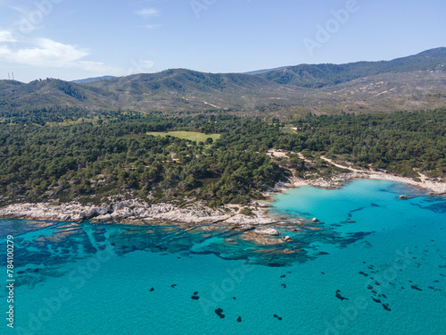 Sithonia coastline near Orange Beach, Chalkidiki, Greece © Stoyan Haytov