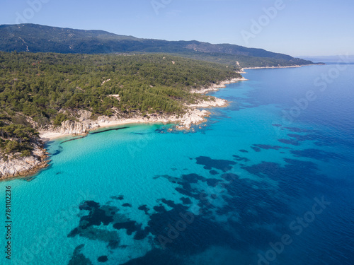 Sithonia coastline near Orange Beach, Chalkidiki, Greece © Stoyan Haytov