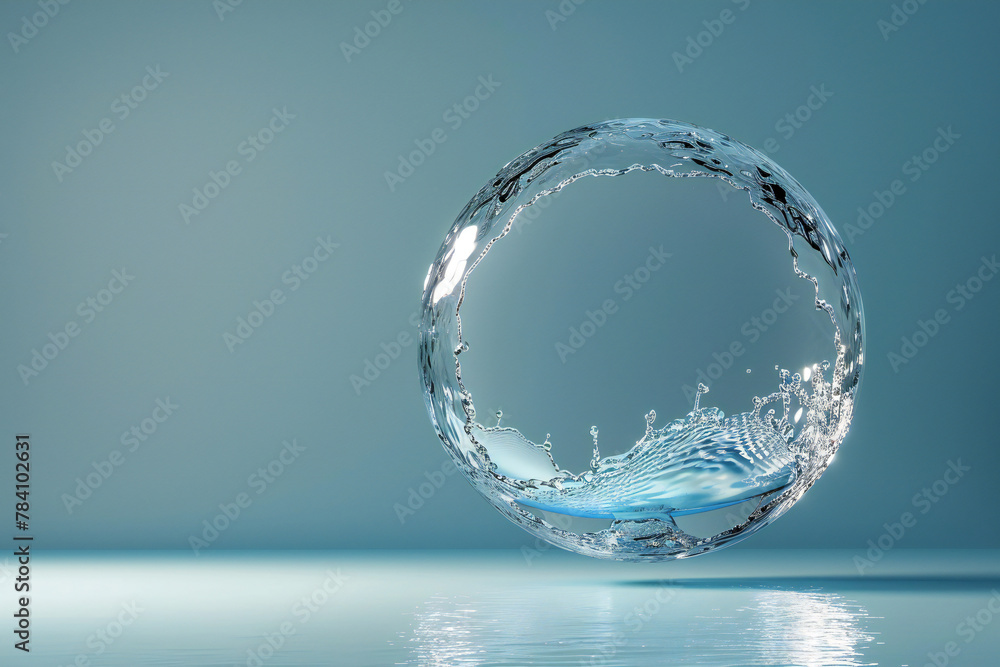 world ocean day background with water on blue backdrop world ocean day background with water on blue backdrop