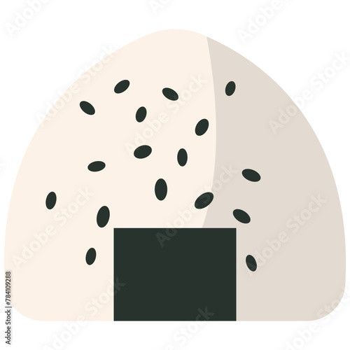 onigiri icon illustration