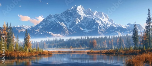 lake in the mountains