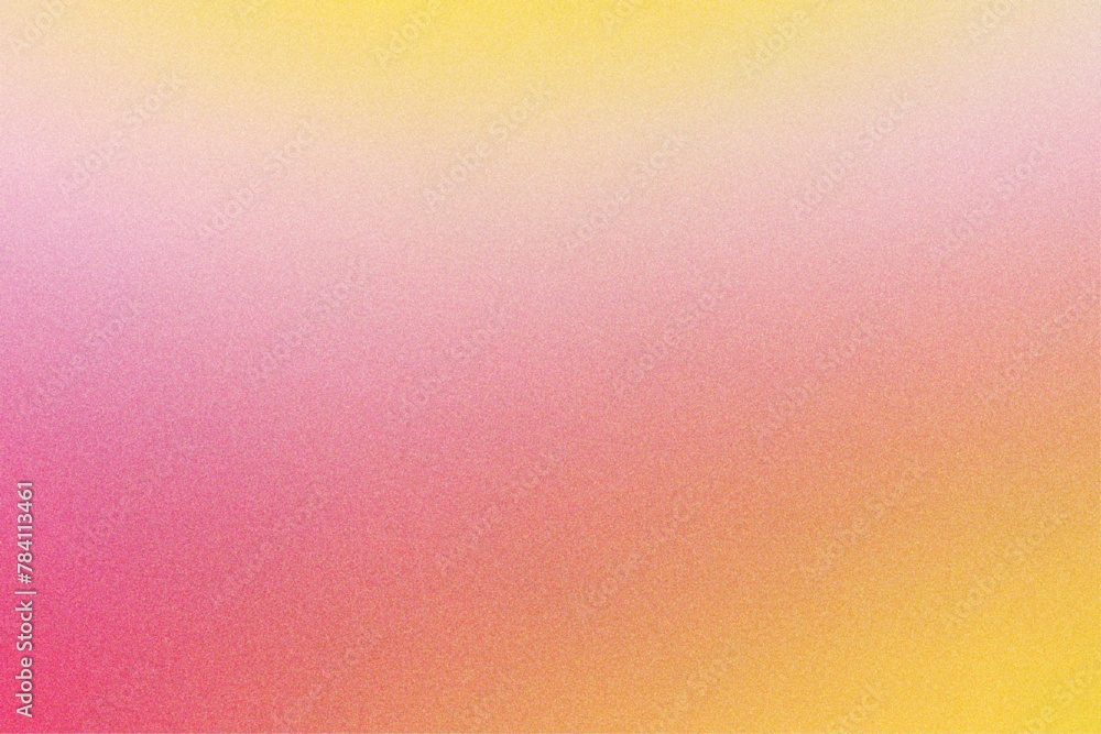 Soft Yellow White and Pink Gradient with Grainy Texture