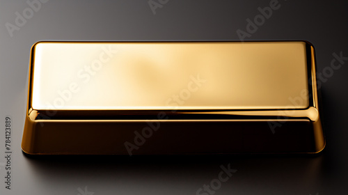 Wallpaper Mural Gold bar isolated on black background Torontodigital.ca