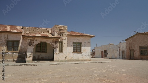 Ghost mining town of Humberstone, Iquique, Chile