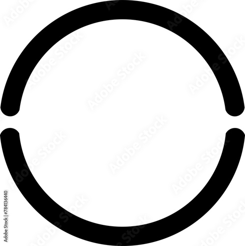 Circle Broken Line