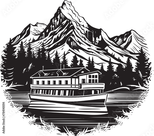 Crested Calm Sailing on Chalet Waters Mountain Marina Chalet Lake Voyages