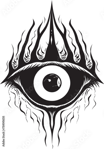 Infernal Eyeball Demons Clutch Vector Maleficent Focus Devils Grip Emblem