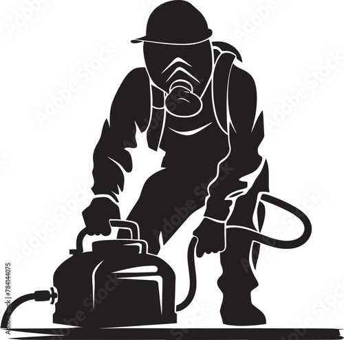PestPurge Pest Control Symbol Design FumeFight Vector Emblem Icon