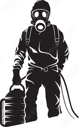 Bug Buster Vector Icon Design Vermin Vigilant Pest Control Symbol